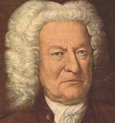 Bach Portrait in Old Age Altersbild